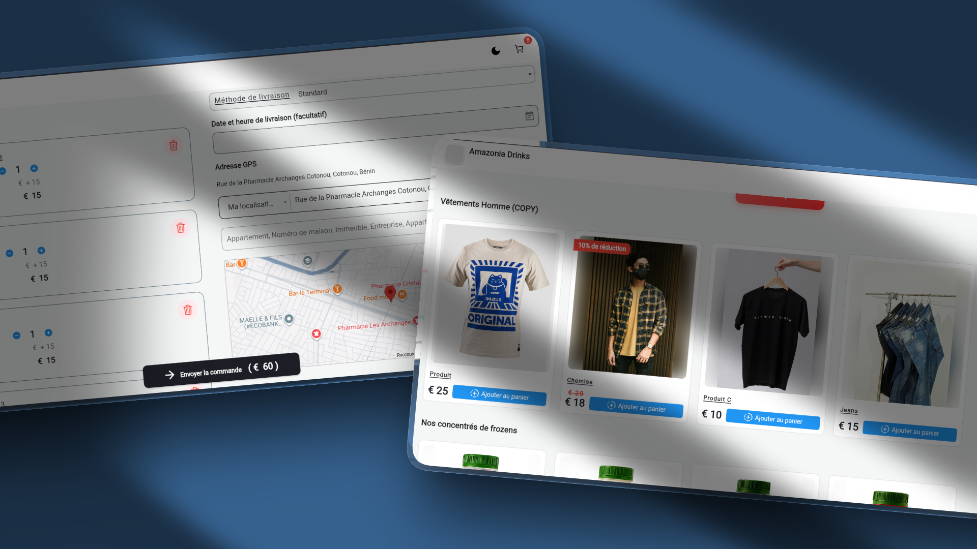 Motiboutik Web Store — Customer Storefront — storefront catalogue & checkout